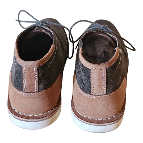 Steve Madden Mens SZ 9 Hendric 305 Green Suede Oxford Shoes - Picture 4 of 8